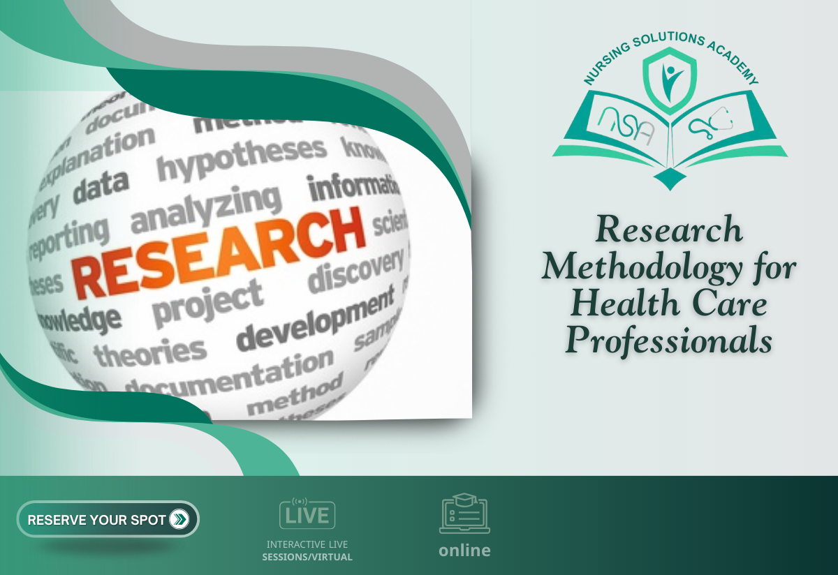 Research Methodology for Health Care Professionals